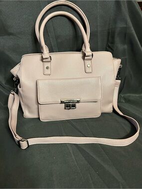 Damsel in Defense Blush Pink Structured Conceal & Carry Satchel Shoulder Bag